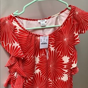 J. Crew NWT sleeveless, fully lined floral dress